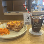 パンとエスプレッソと - クロックムッシュトーストセット