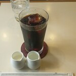 珈琲舎 ダンケ - アイスコーヒー(540円）はほろ苦具合が絶妙！