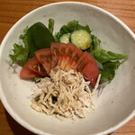 とり喜 - ササミとトマトのサラダ