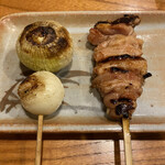 とり喜 - かしわと小玉ねぎ