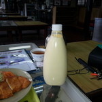 とすのとんかつ きむら - 大型チューブのマヨネーズ・・・昭和ですね～