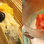 木曽路 - 稲庭うどん＆トマトサラダ