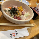 和食と鮨のに条 - わたしはつまみ。ここにも大トロ入れてくれました。