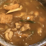 和食麺処 サガミ - カレーきしめん天ぷら定食：カレーきしめん