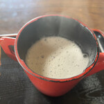 腕打 そばの館 えん野 - 蕎麦湯♪