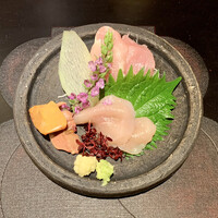北新地 とり神楽 - 鶏の刺身三種