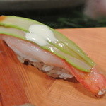 ずわい蟹　アスパラ