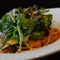古湯温泉 ONCRI - ﾊﾟｽﾀ1300円　盛り付けがすごくお洒落で綺麗。