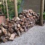 サクラマナーハウス ティールーム - 庭の薪