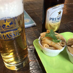 ジダパデラックス - お通し〜トムヤムクン風味のマカロニサラダ