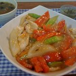 日替わり飯(アスパラ飯)