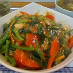 日替わり飯(紅辣椒飯[パプリカ])