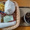 道の駅みさわ　くれ馬パークレストラン - エアフォースバーガー セット