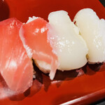 しゃぶ葉  - お寿司✨醤油変えたらもぅ少し美味しく食べれるかも(ﾉ;･ω･)ﾉ