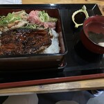 呑み処鰻家 - 上うな重とねぎとろ＆サーモン