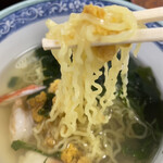波光食堂 - 特別セット ミニ磯ラーメン 細麺
