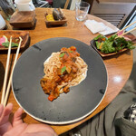 BiOcafe - 【玄米生パスタアーモンドミルクソース ラタトュイユ添え1780円】税込（コレは食べてませんが美味そう）