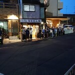 麺屋 さん田 - 夜の行列