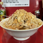 ラーメン二郎 - ラーメン小 850円　コール：全マシ