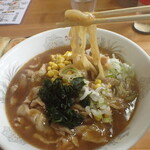 ひかり食堂 - 肉あんかけラーメン（麺）