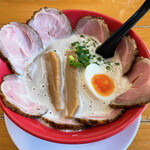 俺のラーメン あっぱれ屋 - 濁とろ塩チャーシューメン