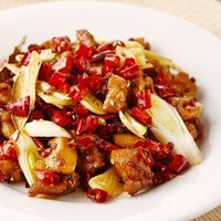 鶏肉の四川風味炒め