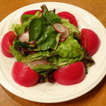 8 1／2 - グリーンサラダ　トマト添え