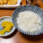 友綱部屋直伝 ちゃんこ 三賀 - ごはん