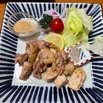 友綱部屋直伝 ちゃんこ 三賀 - 地頭鶏塩焼き