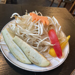 Azabu No Hitsuji - ジンギスカンにセットの野菜焼き