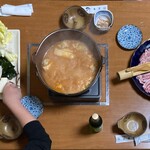 友綱部屋直伝 ちゃんこ 三賀 - ピリ辛ちゃんこ④