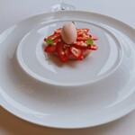 CAPRICE - ★7.5 Strawberry Yogurt Mousse with Strawberry Vanilla Ice Cream
