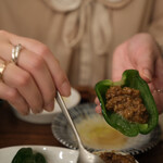 チュウノジョウ - 肉みそピーマン