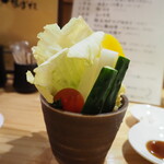 Hai Kushiage Desu - コースの野菜