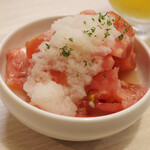 トンテキ食堂8 - トマトのサラダ(450円)