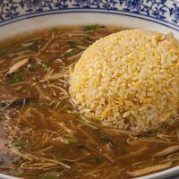 フカヒレあんかけ炒飯