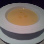 レストラン アンジュール - 130803　トウモロコシの冷製スープ