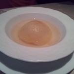 レストラン アンジュール - 130803　もものコンポート