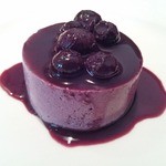 レストラン アンジュール - 130803　ブルーベリーのムース