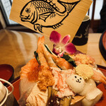 Nanten Zushi - 南天寿司の木札付き‼️
                        豪華海鮮丼❤️ 2,500円