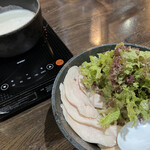 麺屋 時茂 - 料理写真:濃厚鶏白湯つけ麺（塩）　1,100円