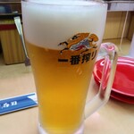 Tenkazushi - 生ビール550円