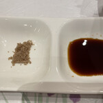 KUR PARK NAGAYU - 刺身は藻塩と醤油で。