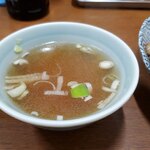 長崎菜館 - スープで口を整える