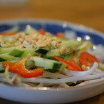 藍布 - きゅうりと緑豆もやしのチリソースサラダ