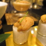 ガストロノミー ジョエル・ロブション - ウニ三変化