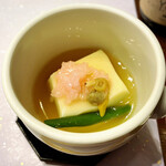 水上山荘 - 豆乳よせ(豆乳をタピオカ粉で固めたもの)