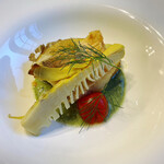 水上山荘 - たけのこと甘鯛の焼き物