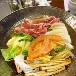 水上山荘 - 出汁しゃぶしゃぶ