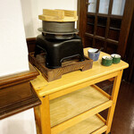 水上山荘 - 羽釜で炊くご飯